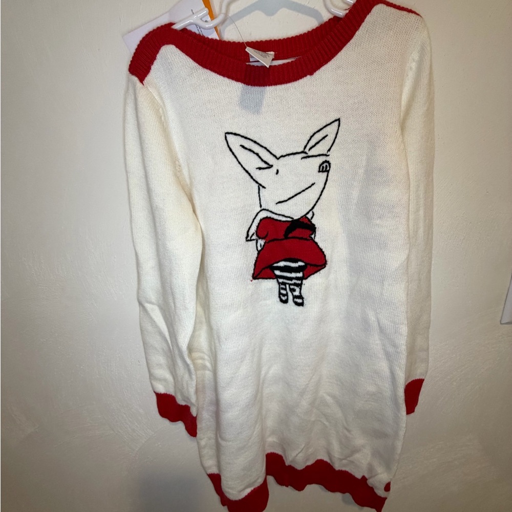 Gymboree Red and White Girl’s Sweater Dress